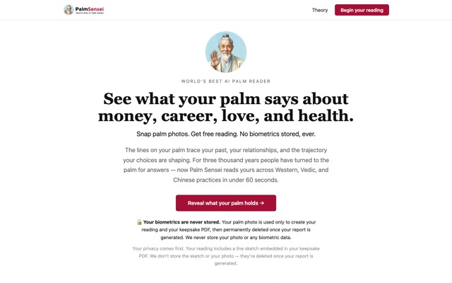 PalmSensei website